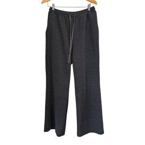 Dark Gray Drawstring Sweatpants XXXL 95% Polyester 5% Elastane Relaxed Fit Loung